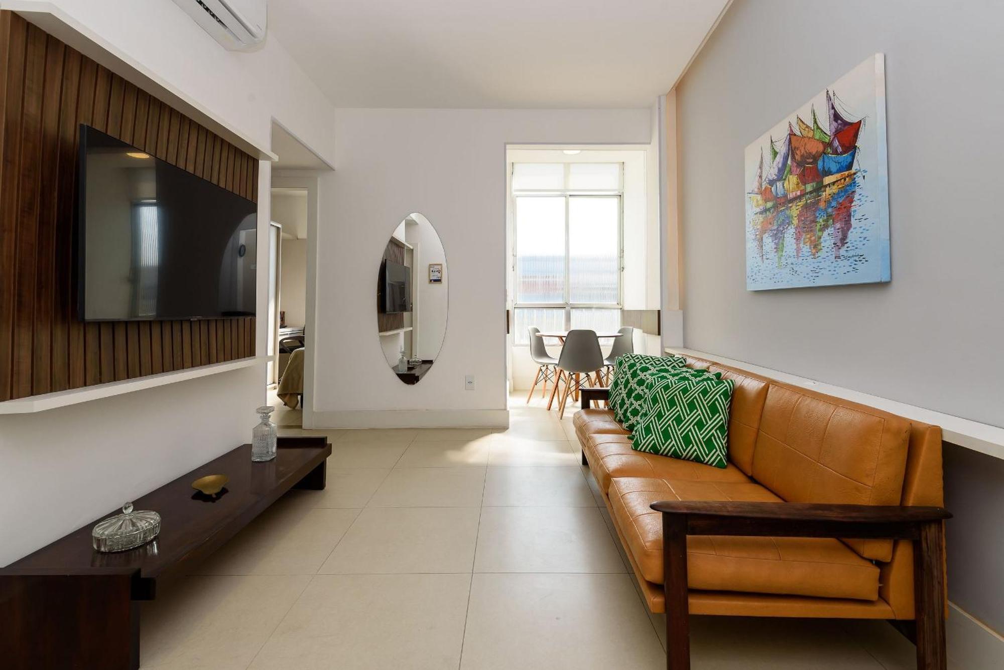 1qto A 120m Da De Copacabana | Nsc 1229/1201 Apartamento Rio de Janeiro